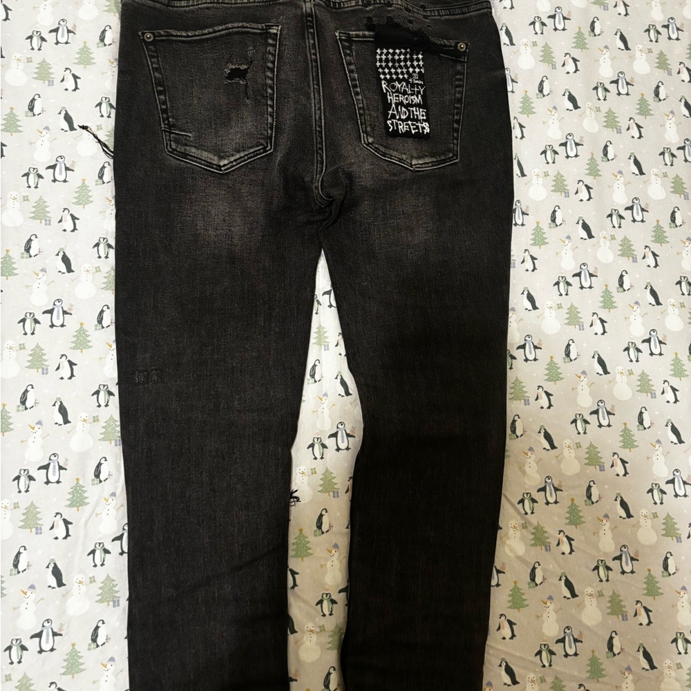 Ksubi Black Graphic Pants